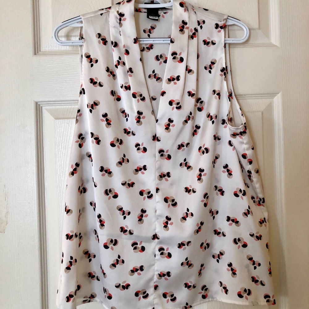 Sleeveless Ann Taylor blouse